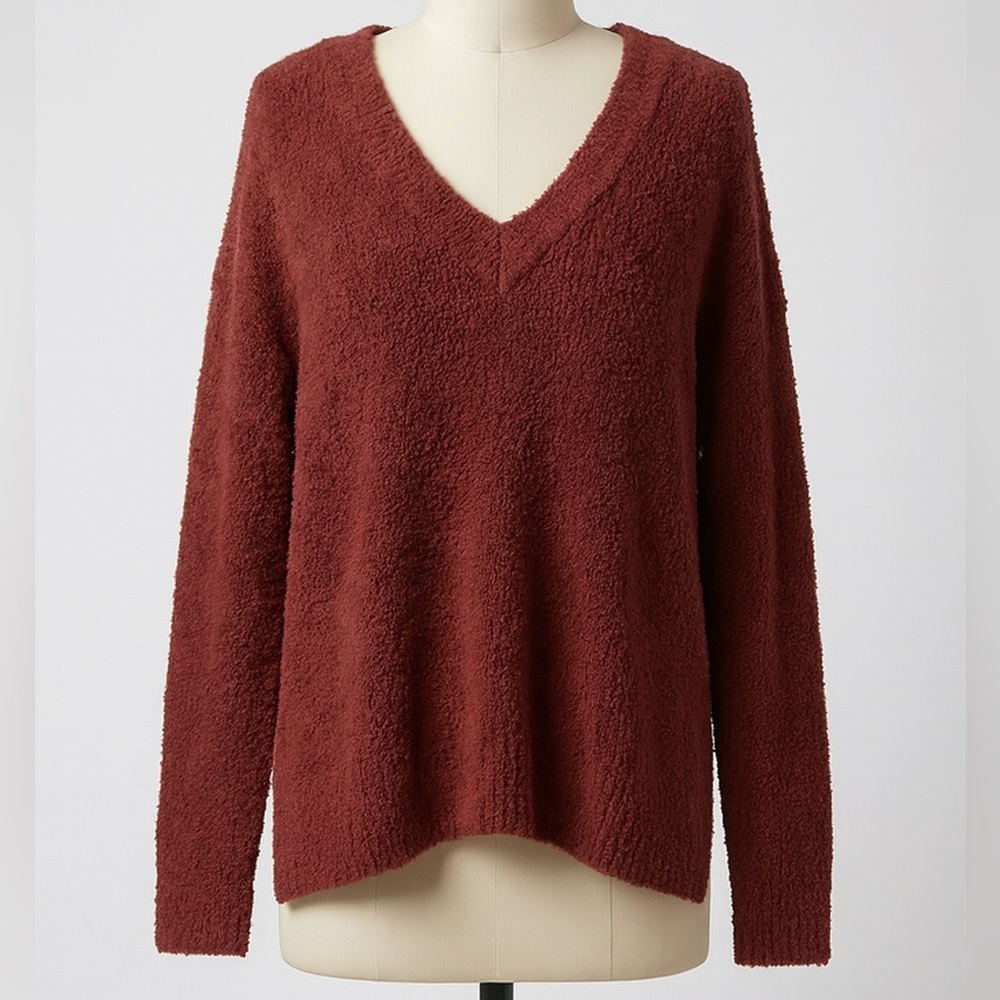 Urban Outfitters Deep Red V-Neck Sweater
